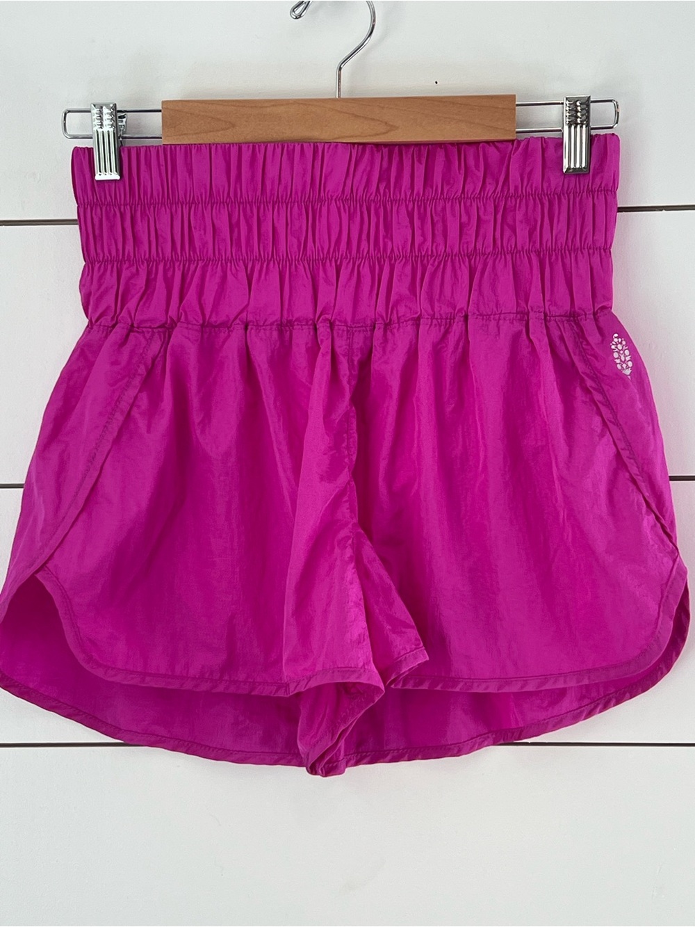 FP Movement‎ by Free People High-Rise Athletic Shorts in Fuchsia athleisure